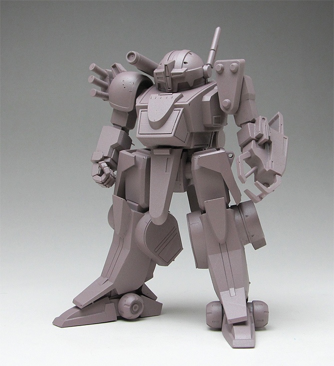 渾身の藤田版ゼルベリオス、形状確認像Ver.0.5、頭頂110ミリ。3Dプリントstlデータ