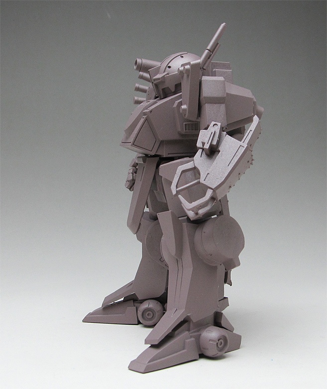 渾身の藤田版ゼルベリオス、形状確認像Ver.0.5、頭頂110ミリ。3Dプリントstlデータ