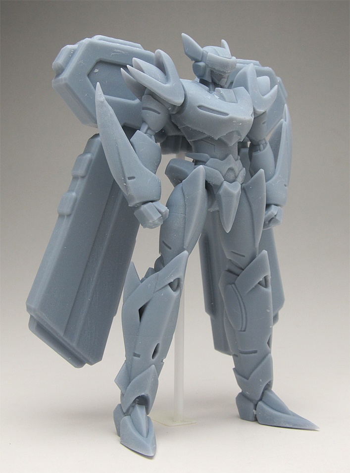 オリジナルロボ像Aバックパック付き 頭長120ミリ、3Dプリント用stlデータ、(AI活用)