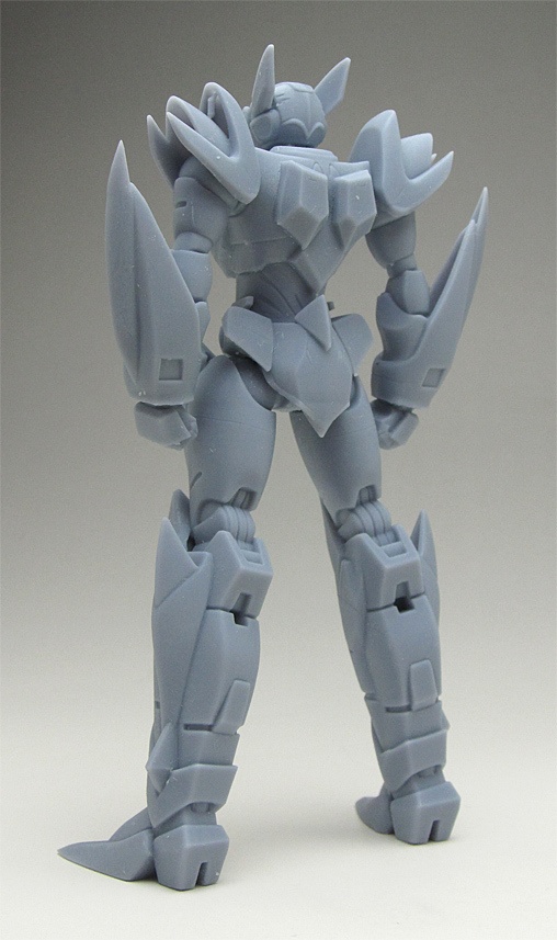 オリジナルロボ像A 頭長150ミリ、3Dプリント用stlデータ(AI活用)