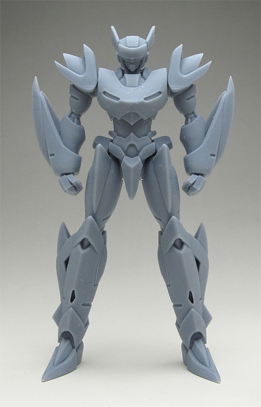 オリジナルロボ像A 頭長150ミリ、3Dプリント用stlデータ(AI活用)