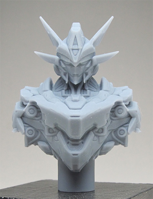 オリジナルモビルスーツバストアップ像B、70ミリモデル(AI活用)