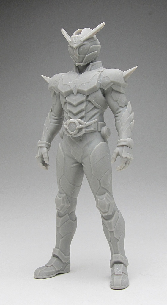 オリジナル仮面ライダー像C 頭長150ミリ、3Dプリント用stlデータ(AI活用)