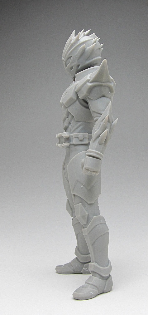 オリジナル仮面ライダー像D 頭長150ミリ、3Dプリント用stlデータ(AI活用)