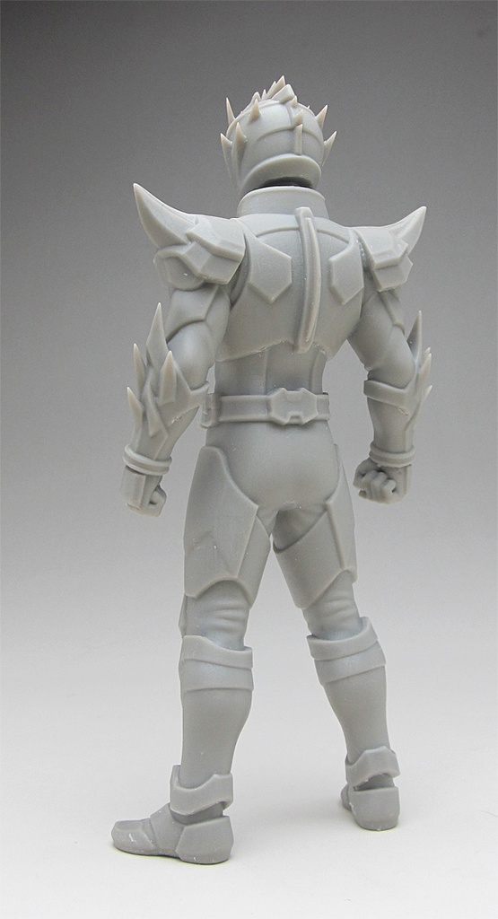 オリジナル仮面ライダー像D 頭長150ミリ、3Dプリント用stlデータ(AI活用)