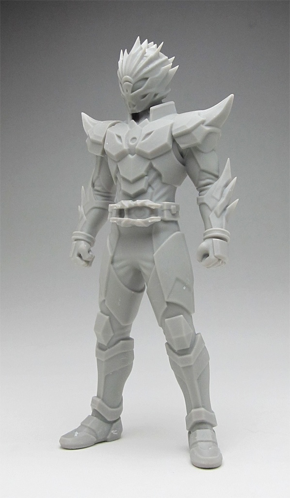 オリジナル仮面ライダー像D 頭長150ミリ、3Dプリント用stlデータ(AI活用)