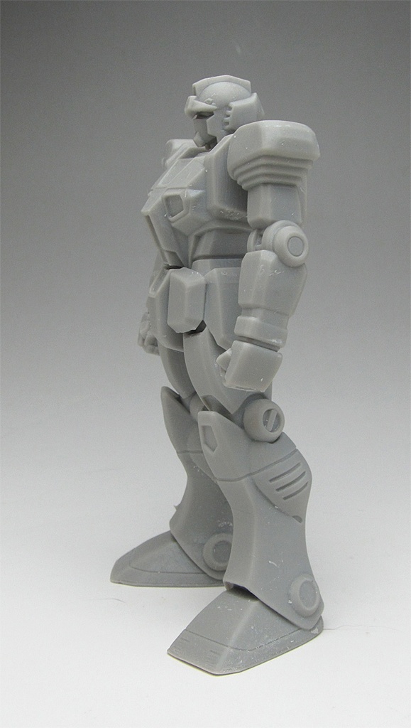 大河原準備稿ガンダムAIアレンジ版像 頭長120ミリ、3Dプリント用stlデータ(AI活用)