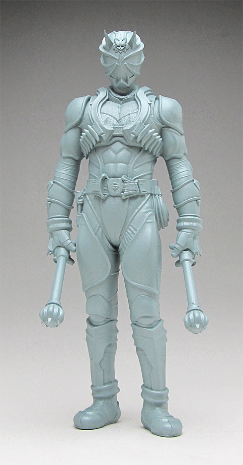 仮面ライダー響鬼像 頭長150ミリ、3Dプリント用stlデータ(AI活用)