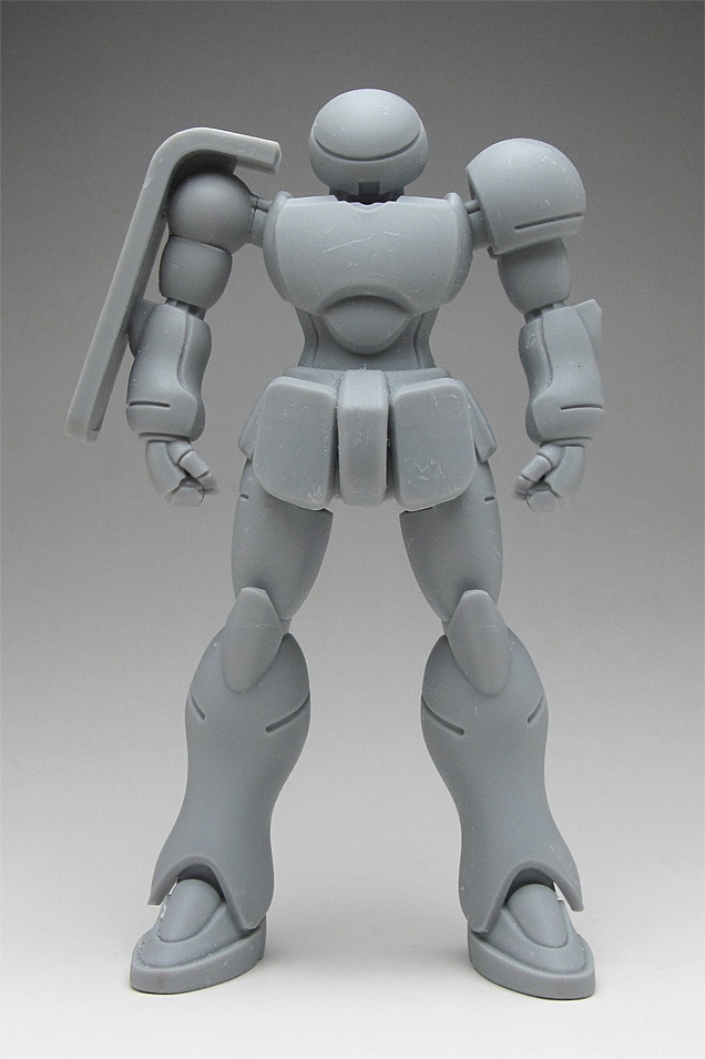 オリジナルモビルスーツ“ザック” 頭身150ミリ 頭長150ミリ、3Dプリント用stlデータ(AI活用)