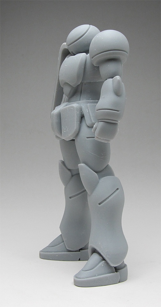 オリジナルモビルスーツ“ザック” 頭身150ミリ 頭長150ミリ、3Dプリント用stlデータ(AI活用)