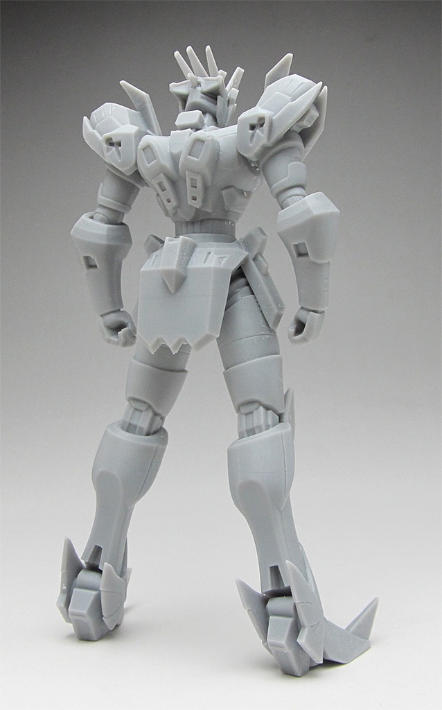 オリジナルロボ像C 頭長150ミリ、3Dプリント用stlデータ(AI活用)