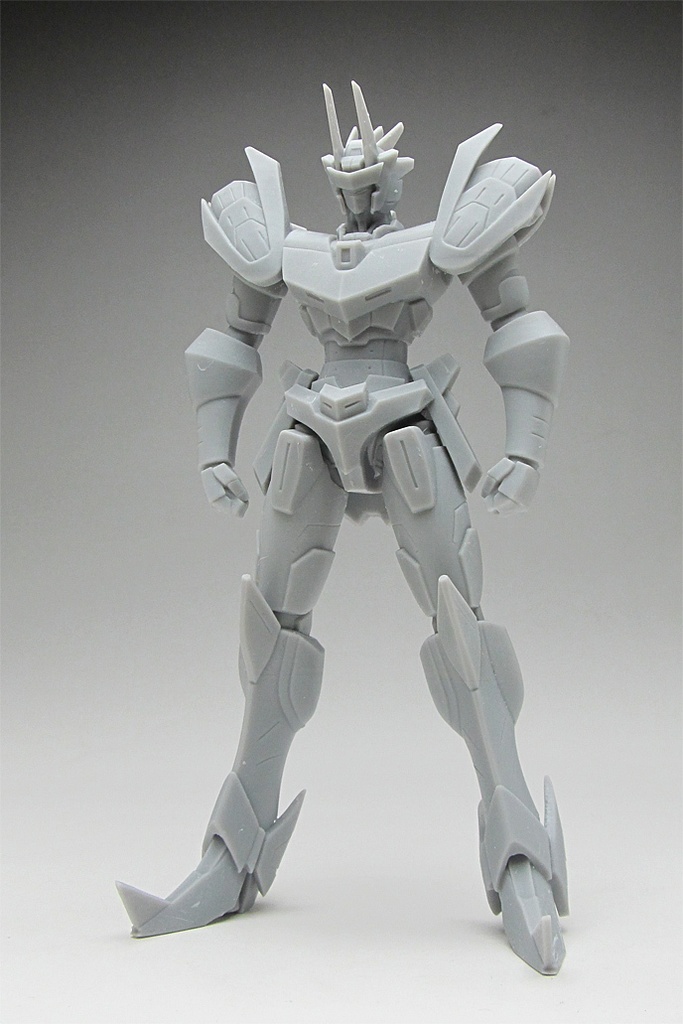 オリジナルロボ像C 頭長150ミリ、3Dプリント用stlデータ（AI活用）