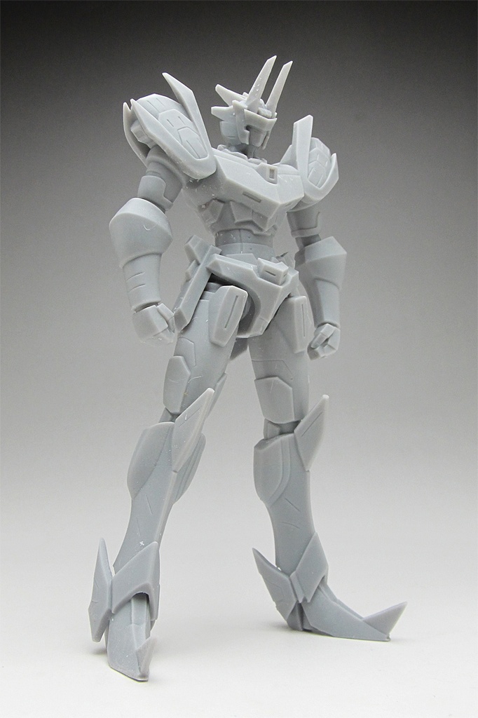 オリジナルロボ像C 頭長150ミリ、3Dプリント用stlデータ(AI活用)