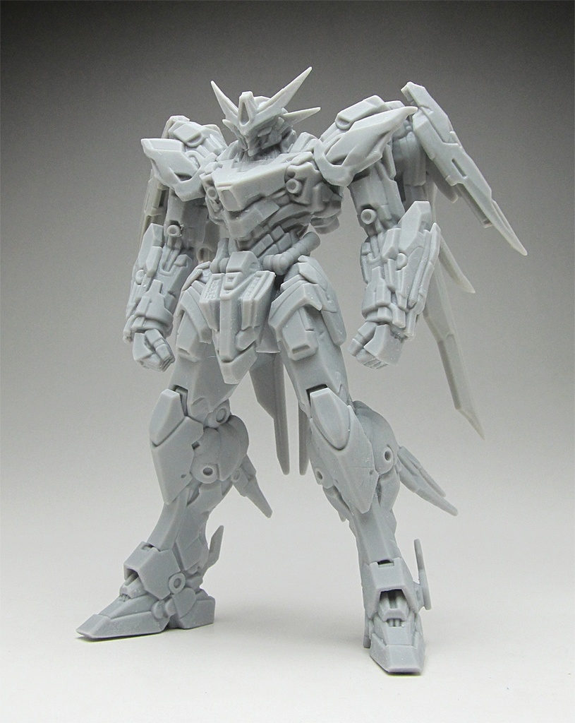 オリジナルロボ像D 頭長150ミリ、3Dプリント用stlデータ（AI活用）