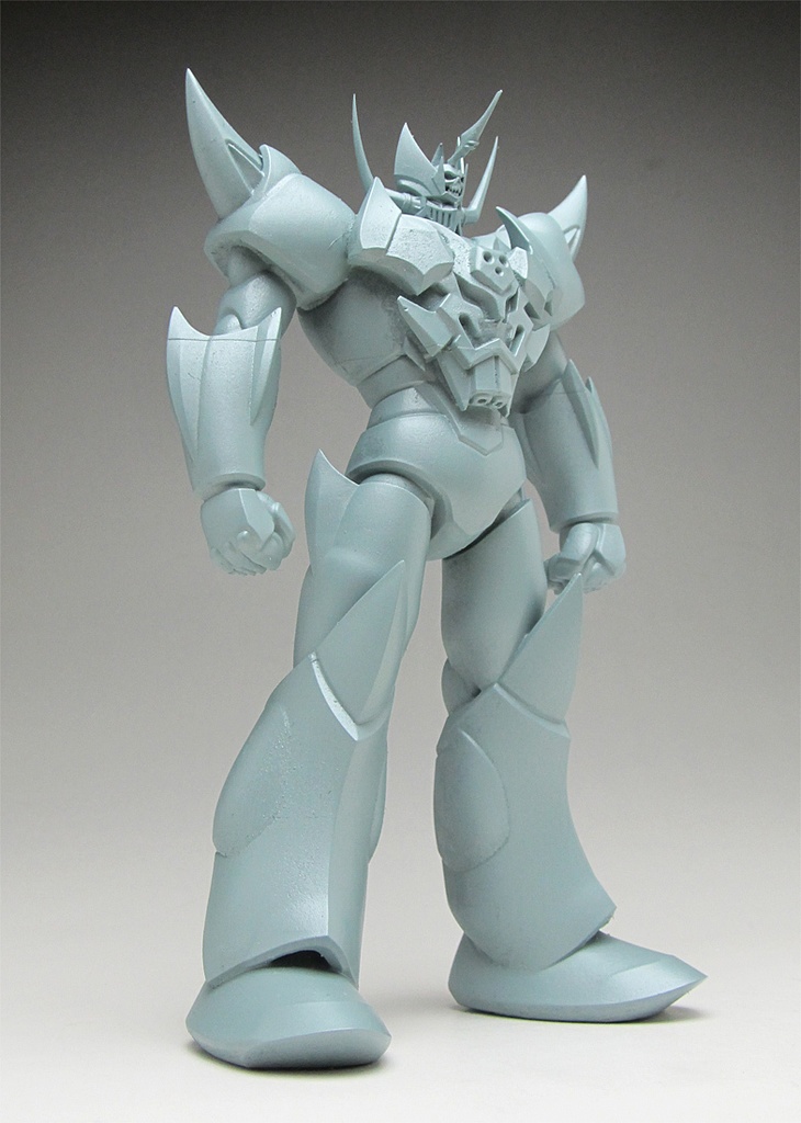 マジンカイザースカル像 頭長150ミリ、3Dプリント用stlデータ(AI活用)