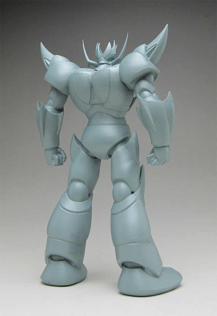 マジンカイザースカル像 頭長150ミリ、3Dプリント用stlデータ(AI活用)