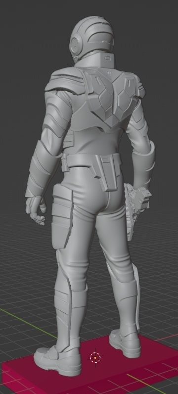 超宇宙刑事ギャバンインフィニティ像 頭長150ミリ(AI活用)*プリント未確認データ*