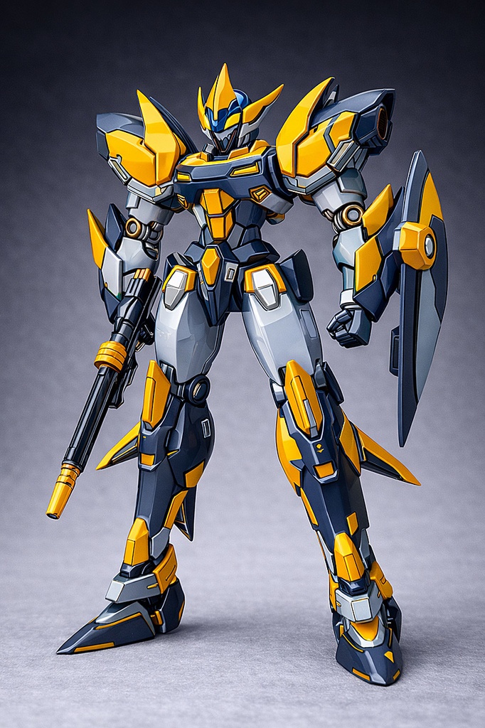 オリジナルロボ像F 頭長150ミリ、3Dプリント用stlデータ(AI活用)*プリント未確認データ*