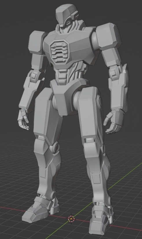 オリジナル 無人AIロボC 頭長150ミリ(AI活用)*プリント未確認データ*