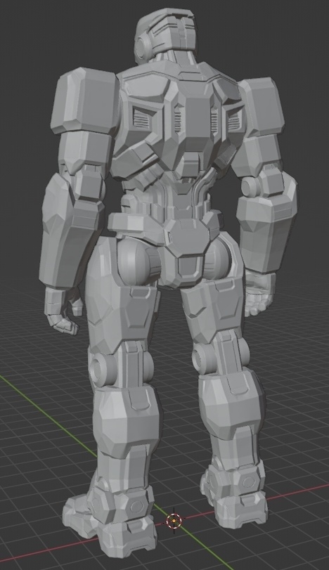 オリジナル 無人AIロボD 頭長150ミリ(AI活用)*プリント未確認データ*