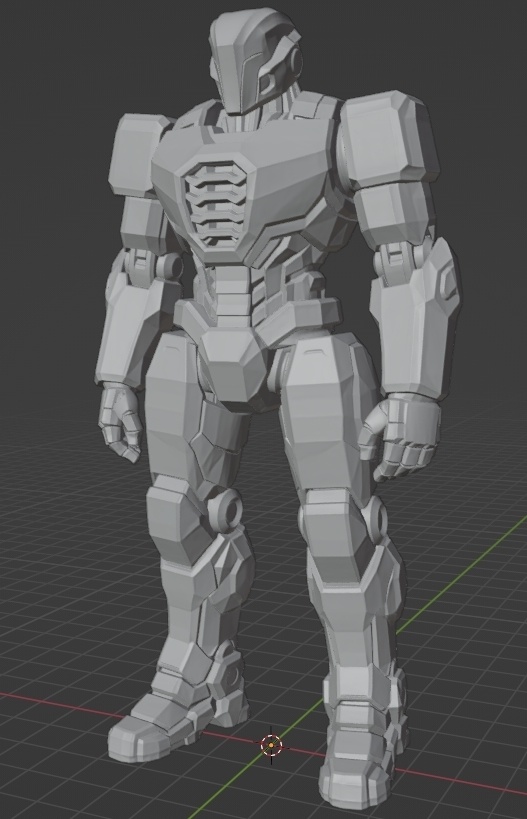 オリジナル 無人AIロボD 頭長150ミリ(AI活用)*プリント未確認データ*