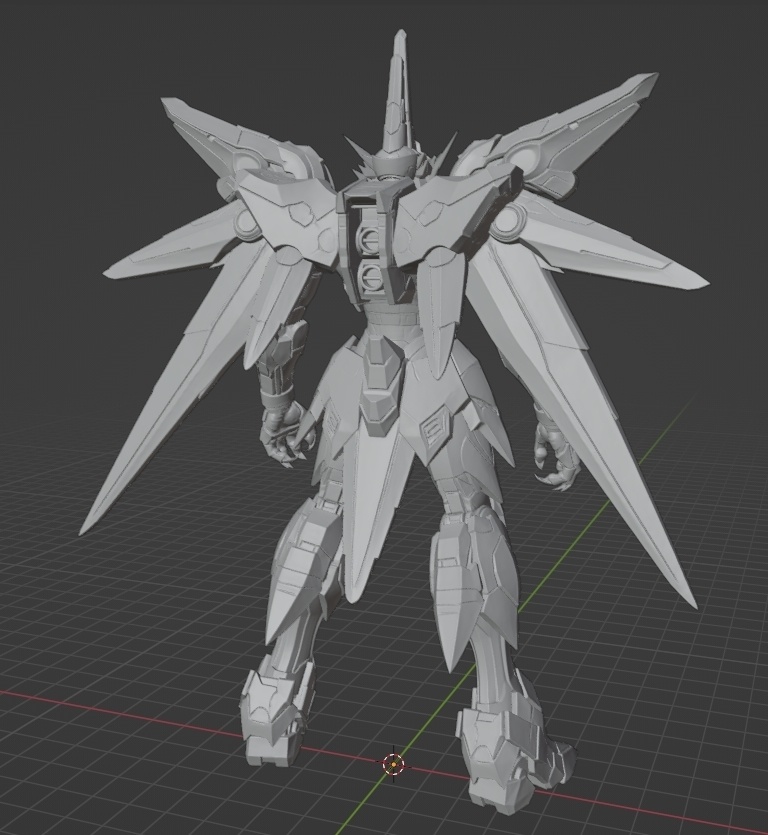 機装兵 アデル・クリーザ・レガシア像 頭長150ミリ、3Dプリント用stlデータ(AI活用)*プリント未確認データ*