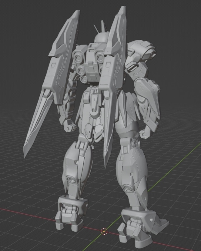 ガイア・ギアα像、頭長150ミリ(AI活用)*プリント未確認データ*