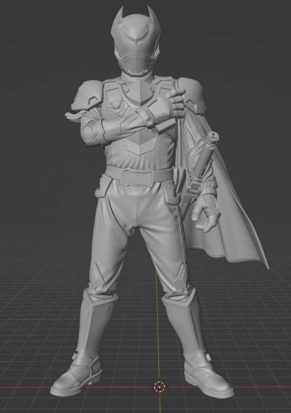 オオクワガタオージャー像、頭長150ミリ(AI活用)*プリント未確認データ*