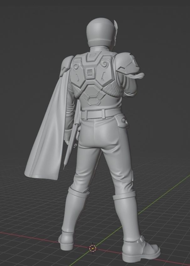 オオクワガタオージャー像、頭長150ミリ(AI活用)*プリント未確認データ*