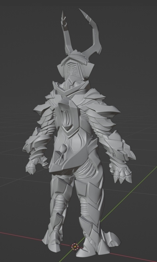 殲滅創世体ゾヴァラス(ウルトラマンオメガの怪獣)、頭長120ミリ(AI活用)プリント未確認データ