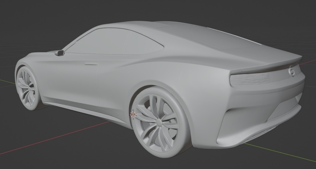 【9センチカー】チラ見せ次期スカイラインの3D化、2タイプ(AI活用)*プリント未確認データ*