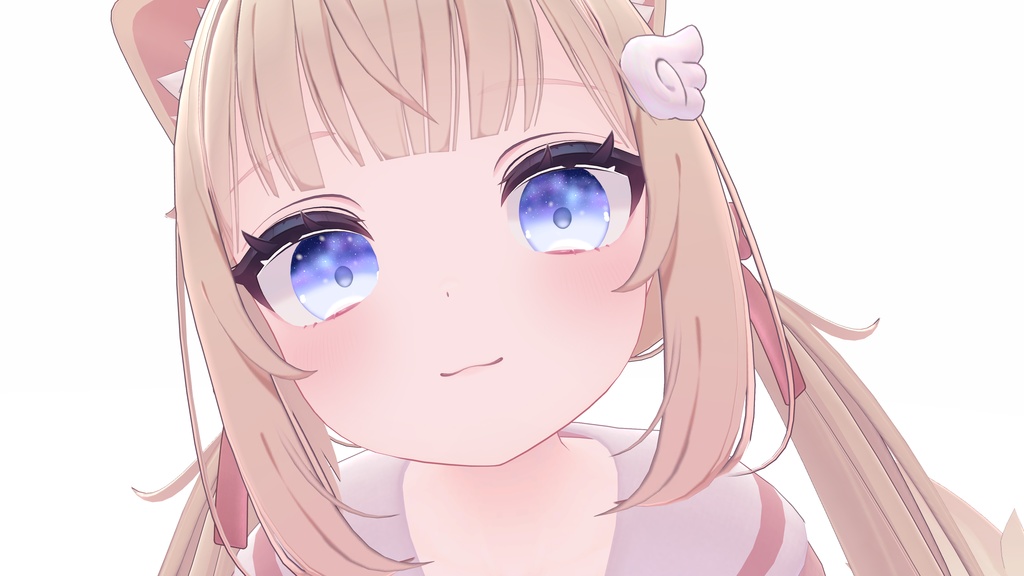 【9アバター対応】「夜空から雪が降るアニメーション付き」snow galaxy eye