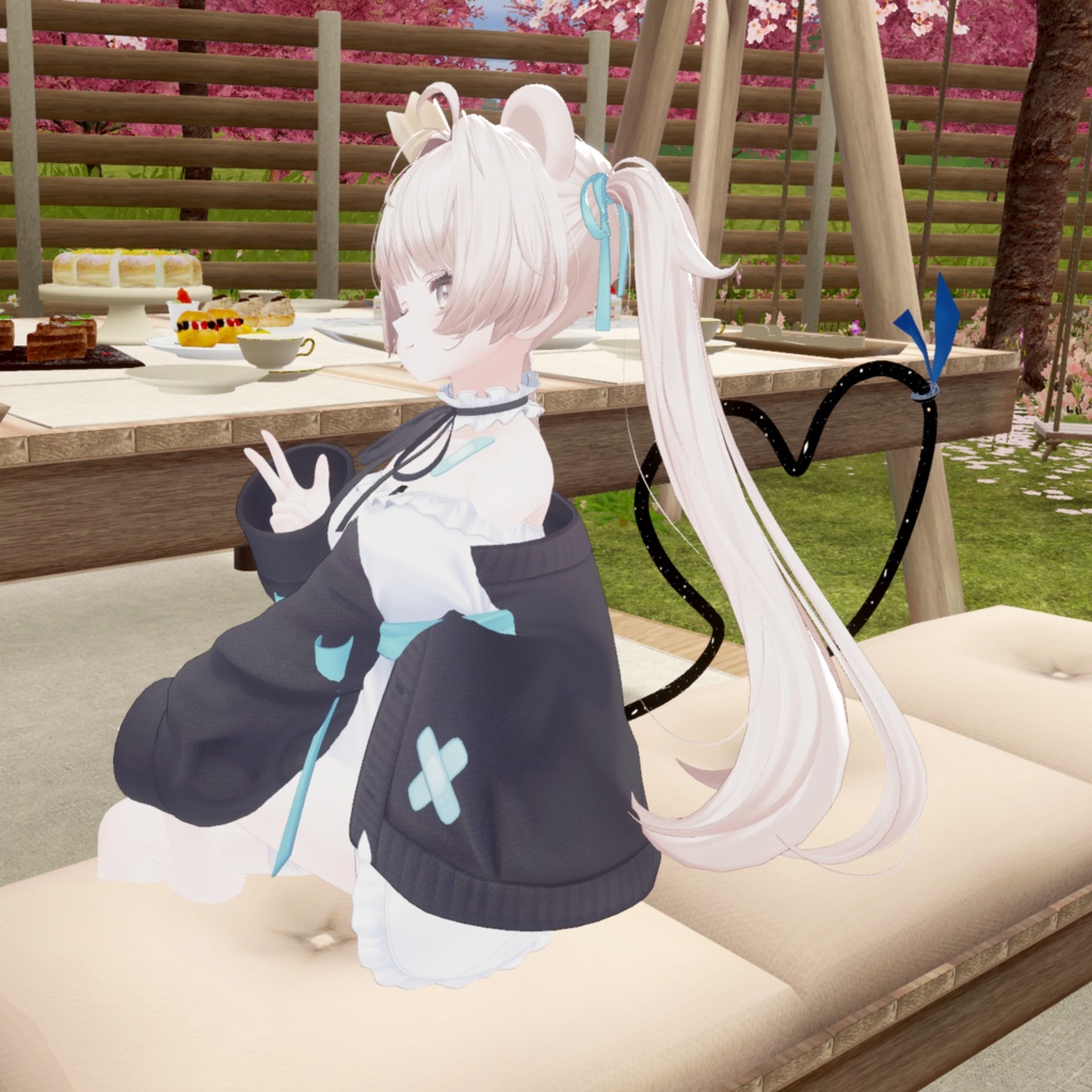 キュートなしっぽ