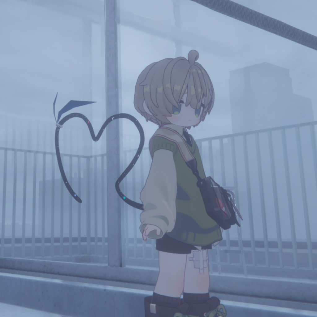 キュートなしっぽ