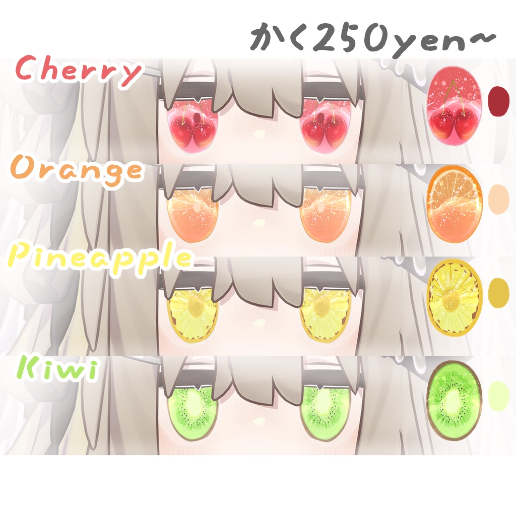Fruits eyes for キプフェル