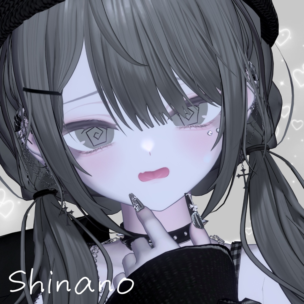 『16アバター対応』動くアイテクスチャ~PENCIL♥BLACKOUT~ 12/27迄セール!