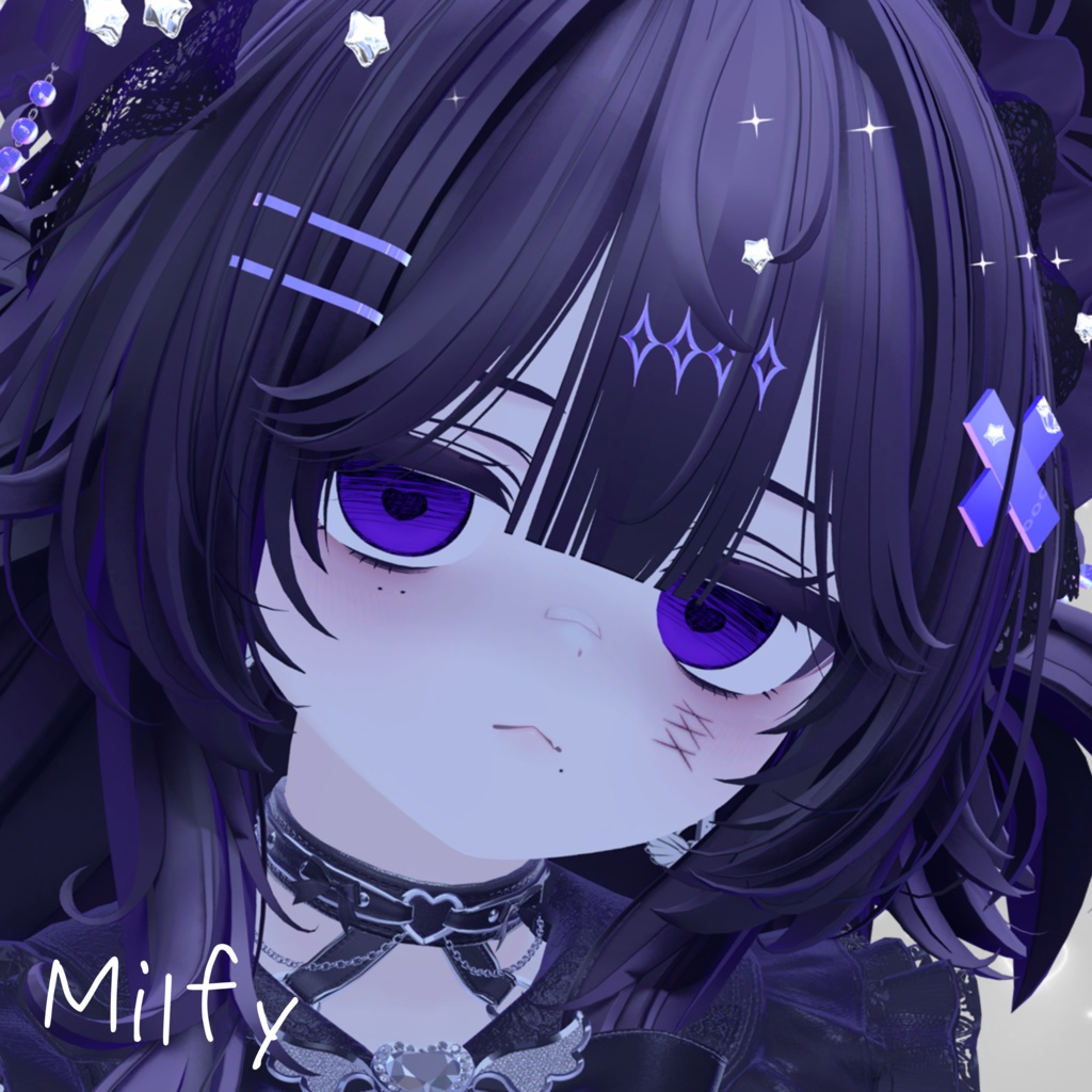 『16アバター対応』動くアイテクスチャ~PENCIL♥BLACKOUT~ 12/27迄セール!