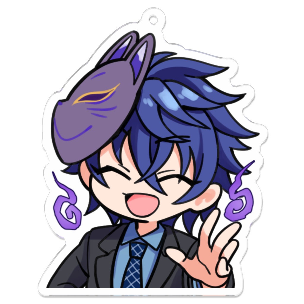 一周年記念スタンプデザインアクキーこんしゃいんっ!!