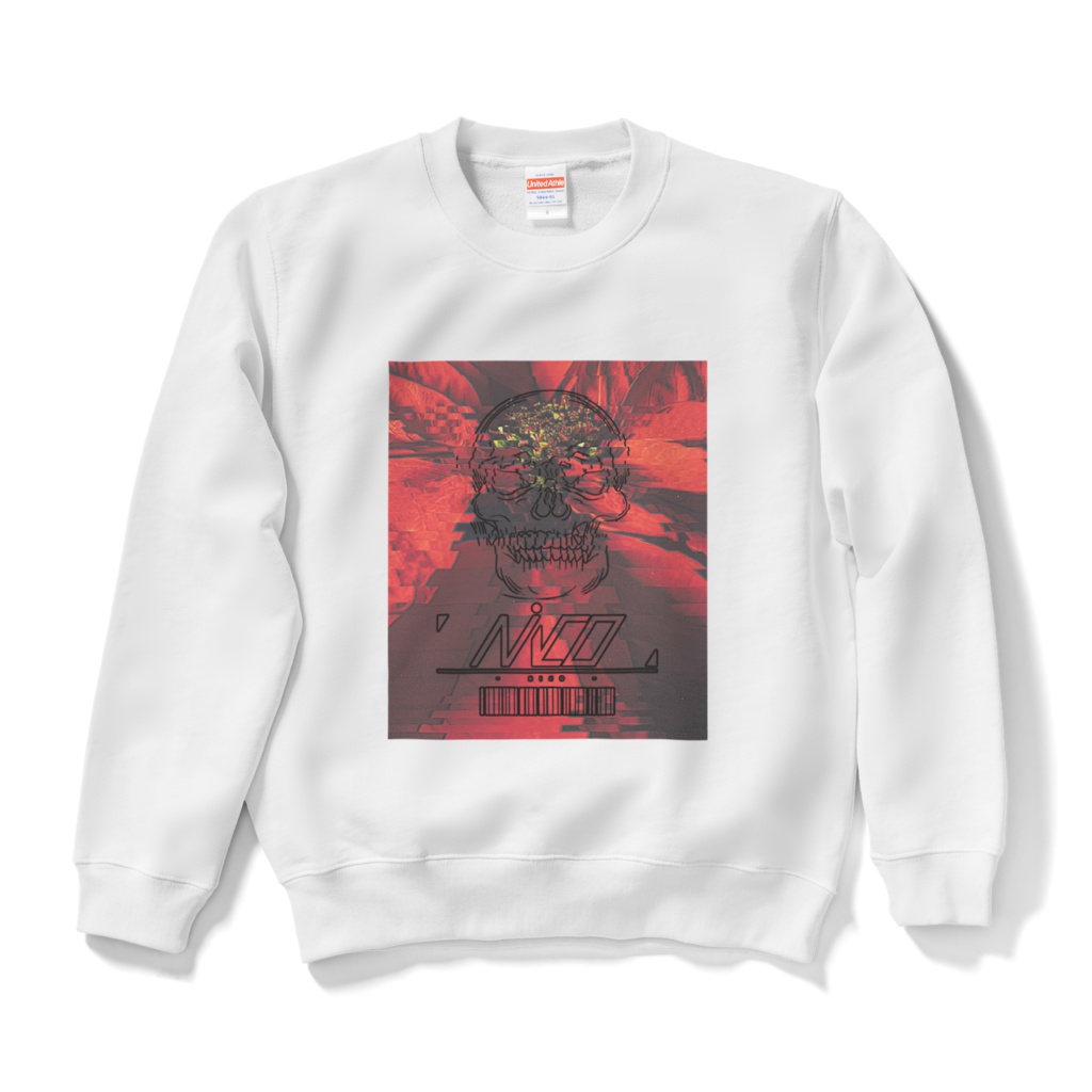 NICO Skull Distortion スウェット