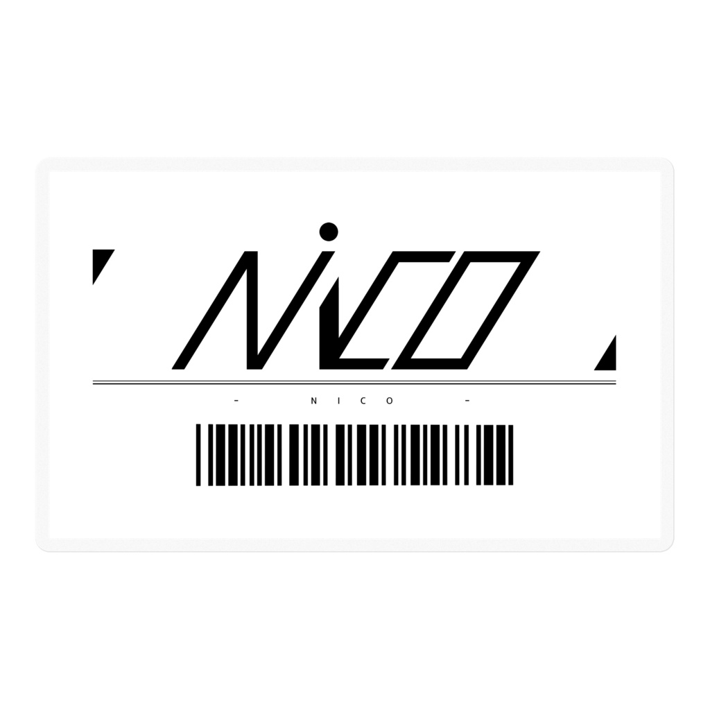 NICO ロゴステッカー