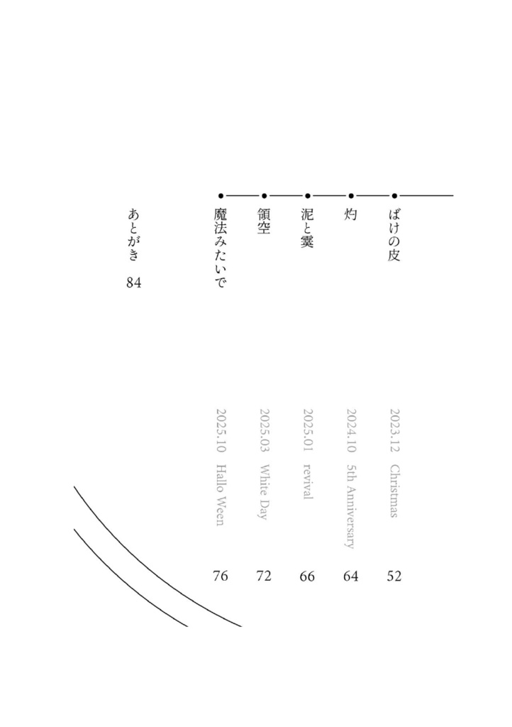 【2026.01.25新刊】くじらのほねが眠る場所【オールキャラ合同誌】