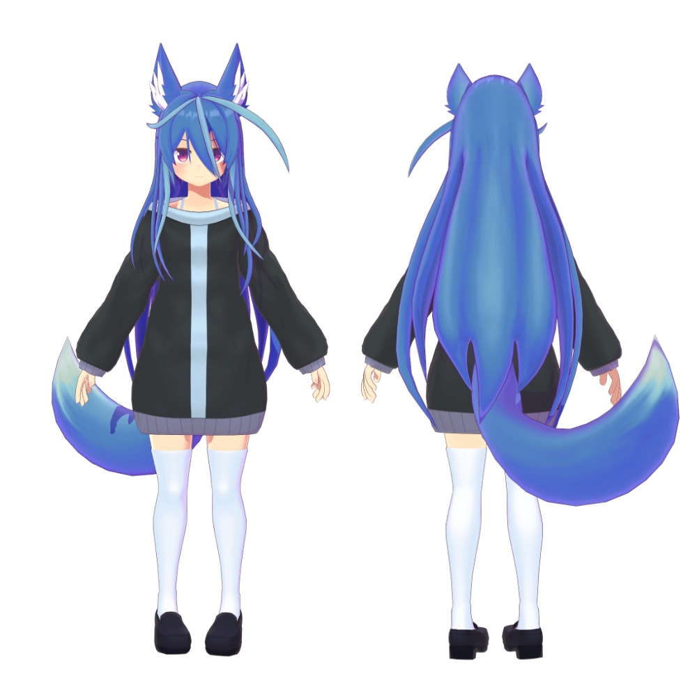 [オリジナル3Dモデル] 雫-しずく- [VRchat◇VRM] - zizishop - 2/6