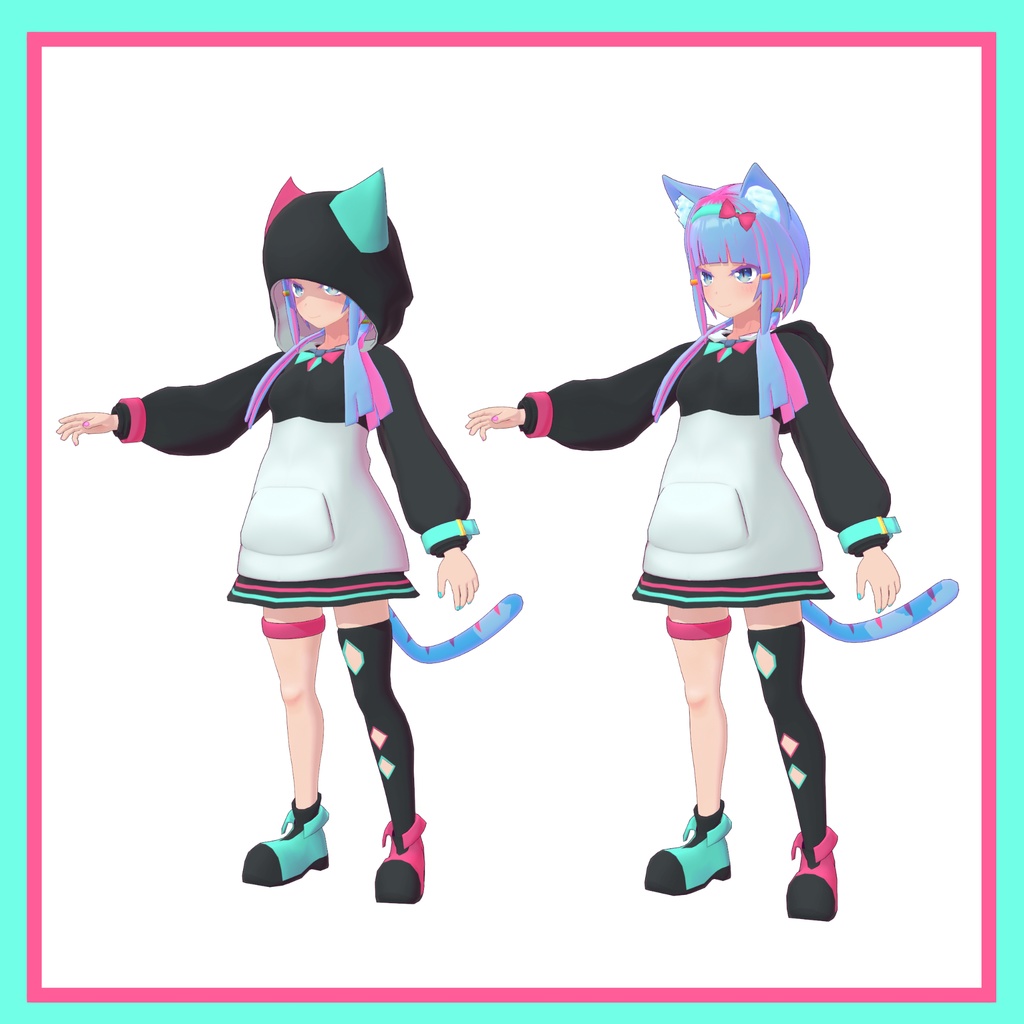 [オリジナル3Dモデル] Mee [VRC/VRM] - zizishop - 2/8