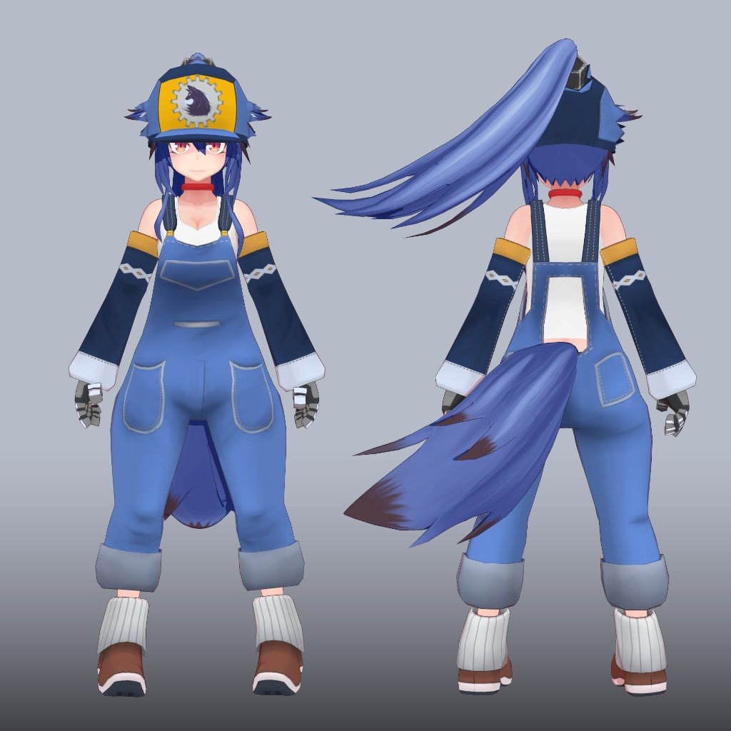 オリジナル3Dモデル「みつき」