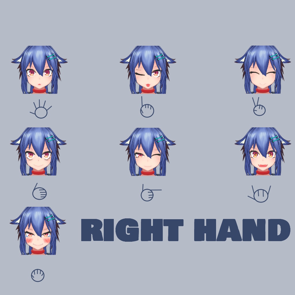 オリジナル3Dモデル「みつき」