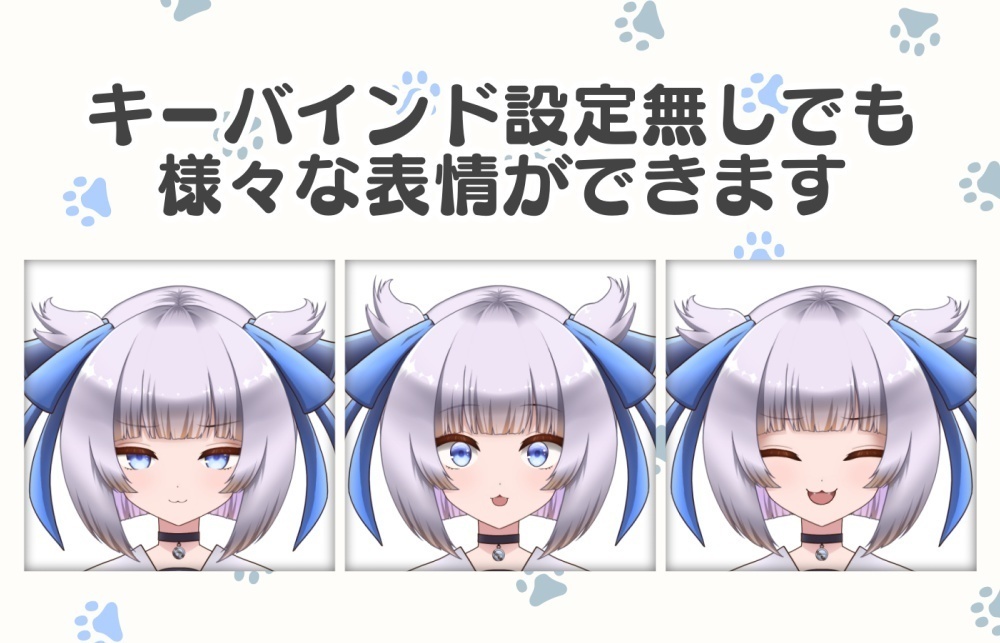 【着脱可能・汎用モデル】白猫セーラーちゃん【VTS対応】