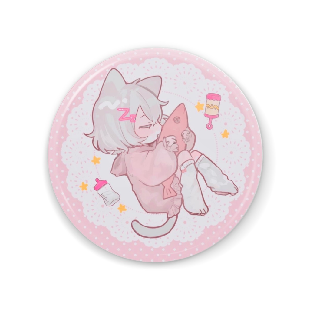 すやすや百ちゃん缶ミラー
