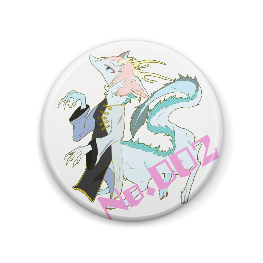 タウル系ケモ竜🐉缶バッジ