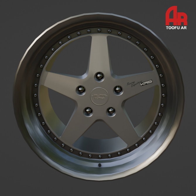 【3Dモデル】KRDホイール
