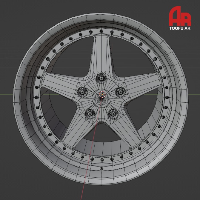 【3Dモデル】KRDホイール